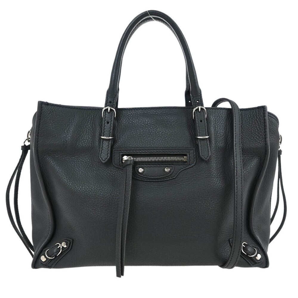 Balenciaga Papier A4 Zip Around Classic Studs Leather Large